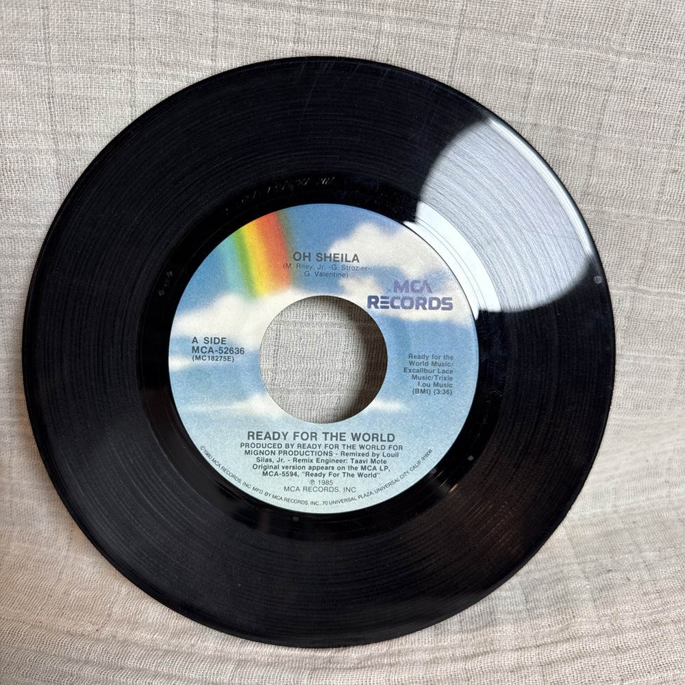 Ready For the World Oh Sheila I’m the One Who Loves You 45 RPM 7” MCA-52636 VG+